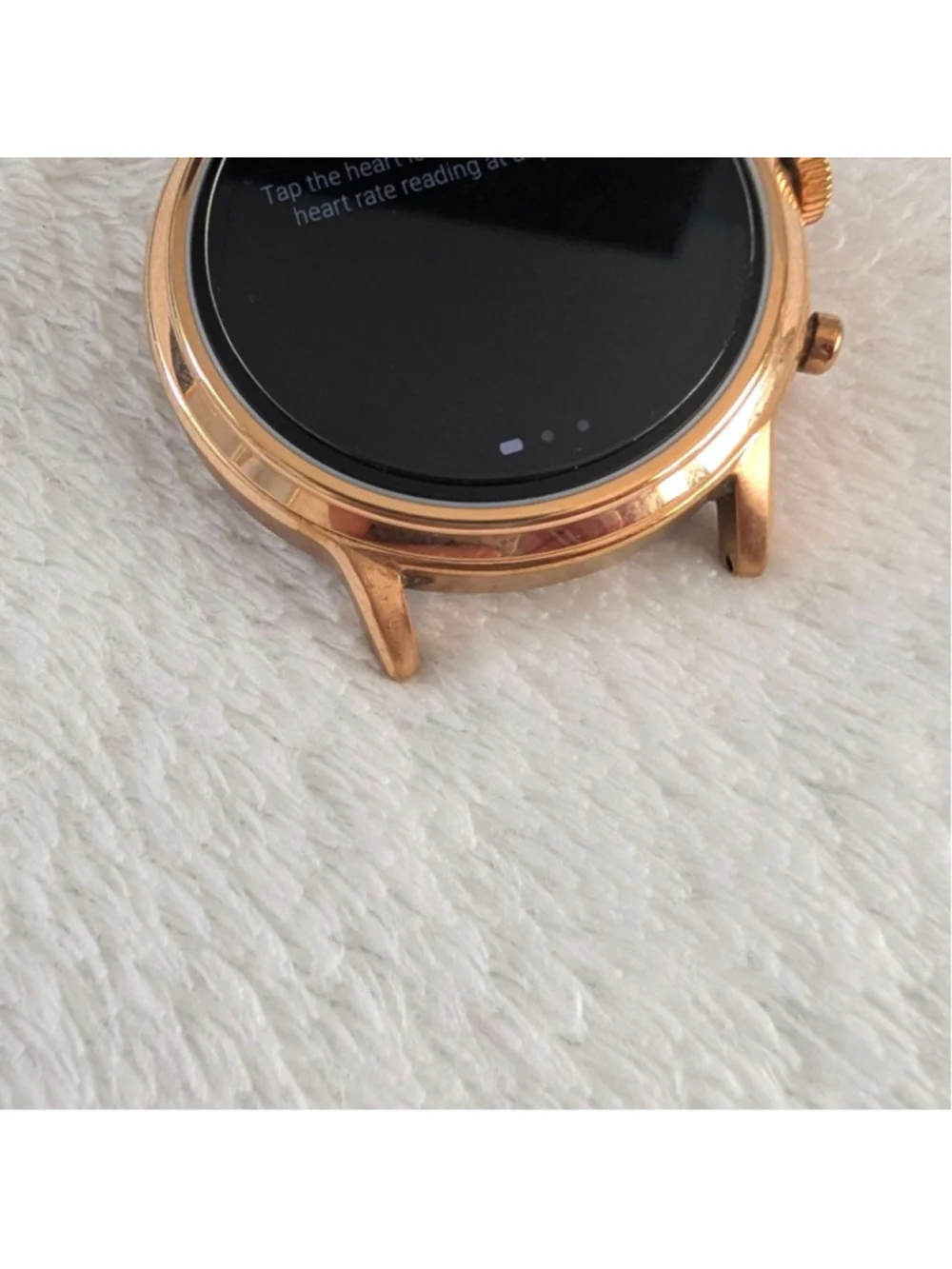Fossil Julianna HR Rose Gold Black Smartwatch